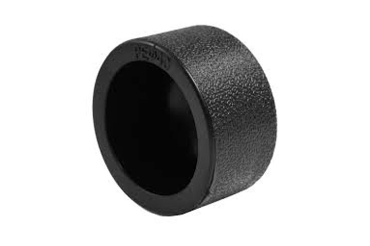 HDPE end cap isolated on white background